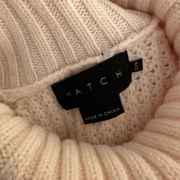 HATCH ∙ Cream Turtleneck Sweater - Size O/S - Picture 3 of 3